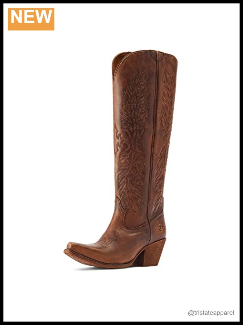 ARIAT Guinevere Women's Mid-Calf Pull-On Western Boot Leather Duratread Sole